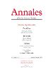 Capa de 'Annales: économies, sociétés, civilizations'
