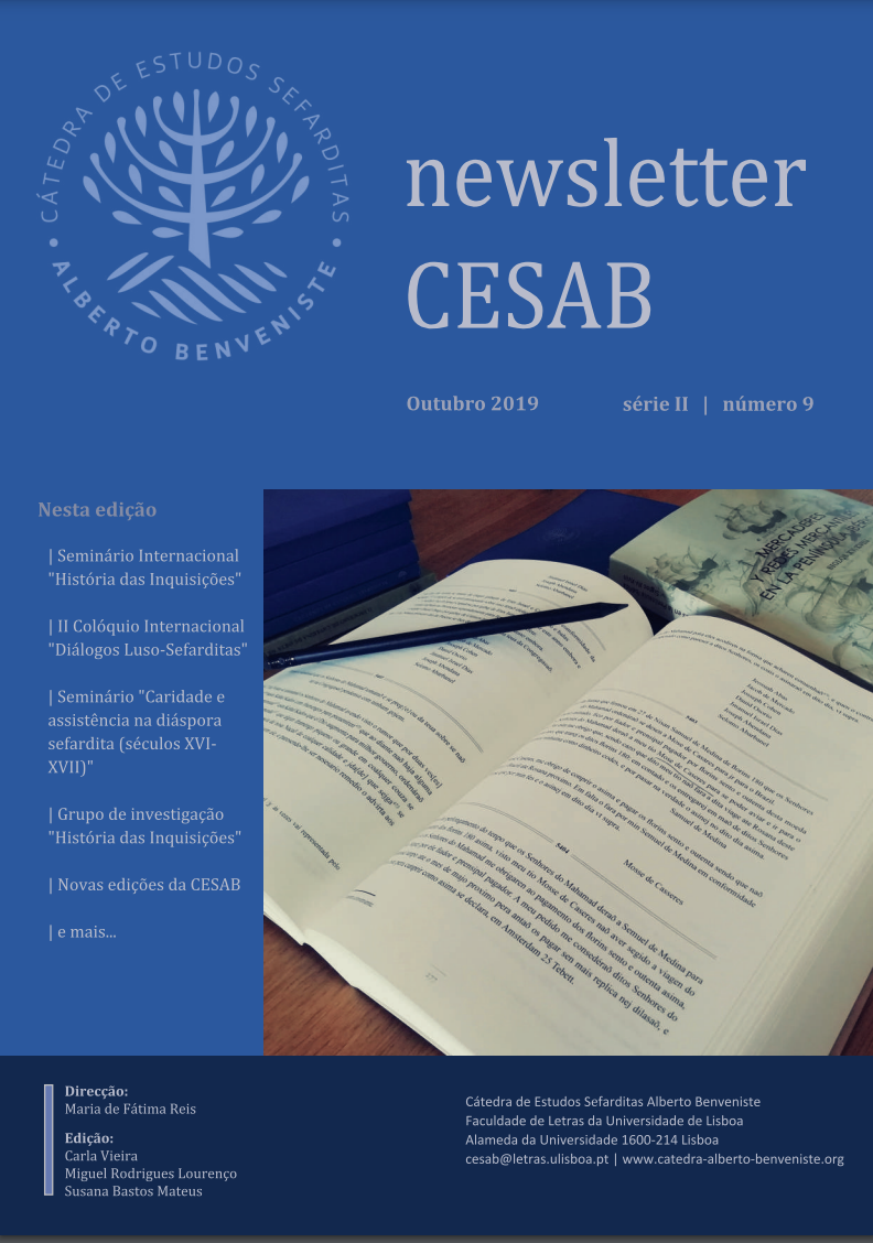 Newsletter CESAB, série II, número 9, Outubro 2019