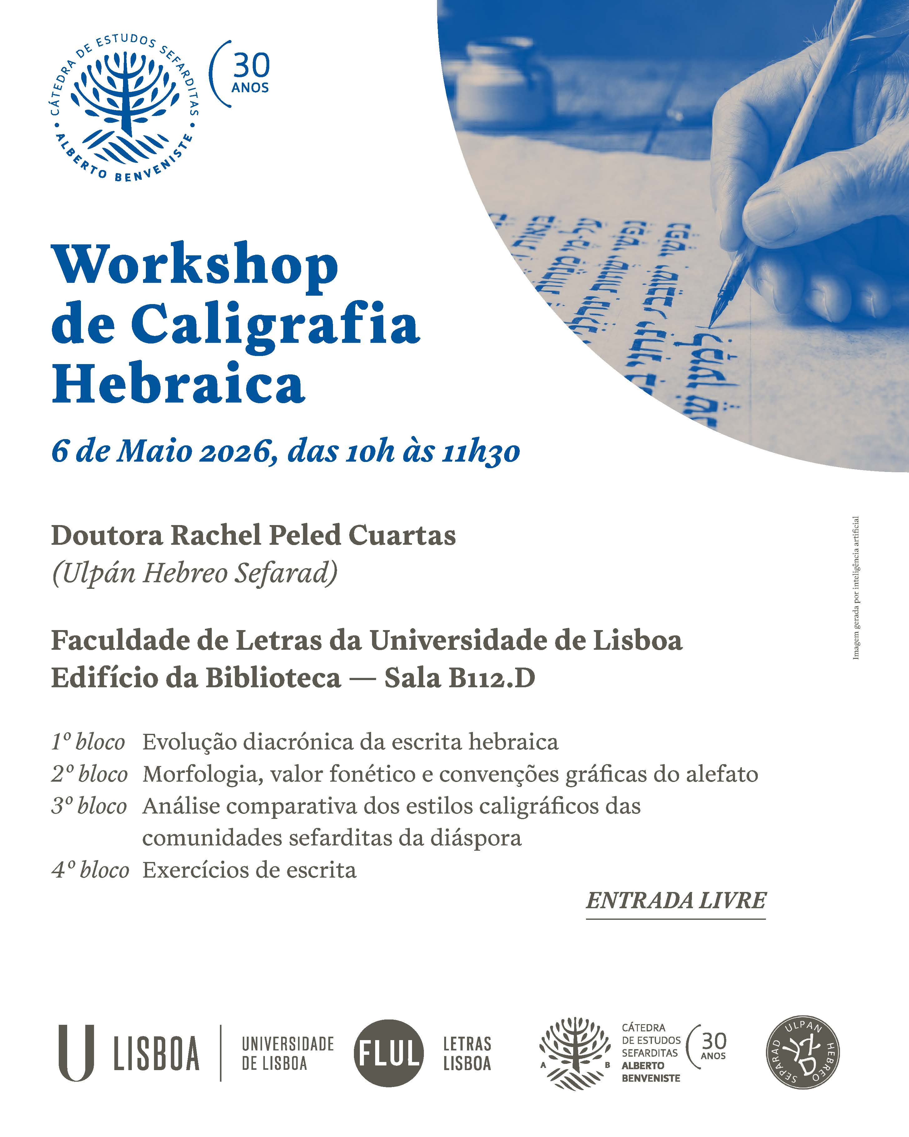 Workshop de Caligrafia Hebraica